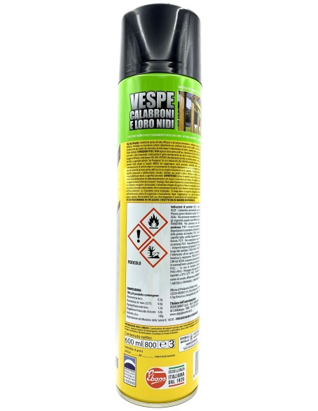 zig zag vespaio power insetticida vespe calabroni e loro nidi - 600ml: tuttocasashop.live: pulizia e cura della casa