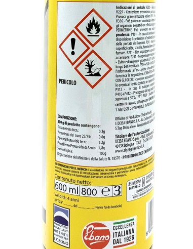 zig zag vespaio power insetticida vespe calabroni e loro nidi - 600ml: tuttocasashop.live: pulizia e cura della casa