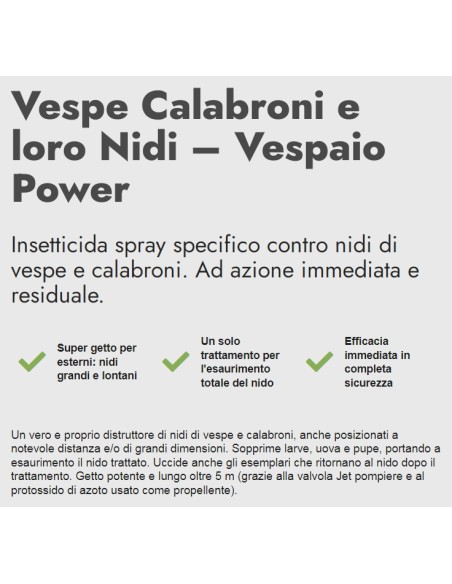 zig zag vespaio power insetticida vespe calabroni e loro nidi - 600ml: tuttocasashop.live: pulizia e cura della casa
