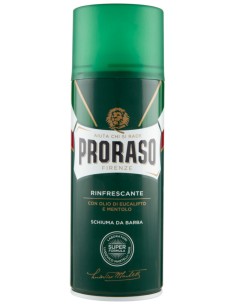 proraso schiuma da barba 400ml - rinfrescante tonificante eucalipto mentolo: tuttocasashop.live: igiene e cura della persona