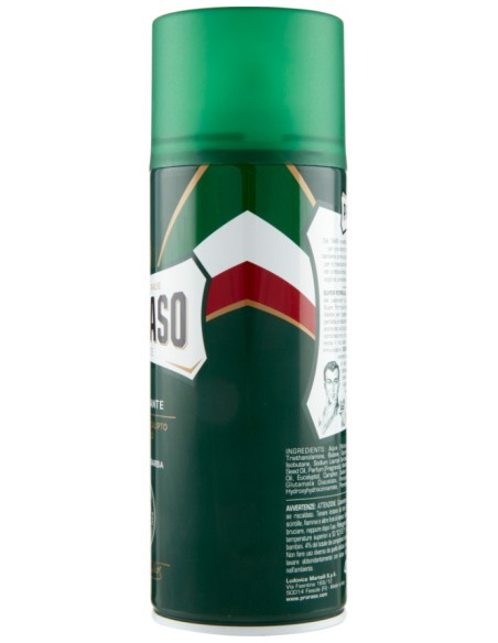 proraso schiuma da barba 400ml - rinfrescante tonificante eucalipto mentolo: tuttocasashop.live: igiene e cura della persona