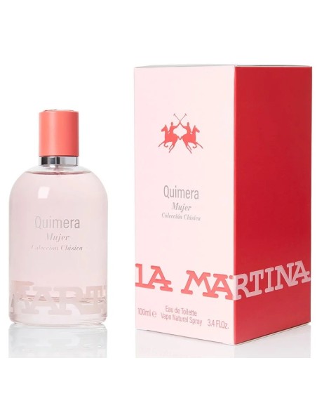 la martina eau de toilette 100ml - profumo donna - quimera mujer: tuttocasashop.live: igiene e cura della persona