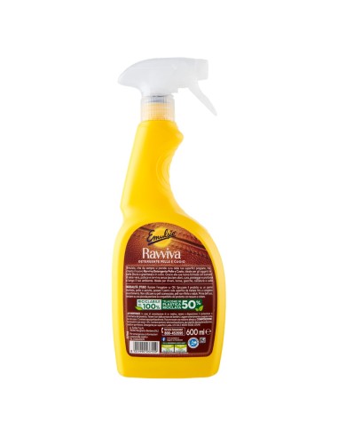 emulsio ravviva detergente per pelle e cuoio - confezione trigger da 600ml: tuttocasashop.live: pulizia e cura della casa