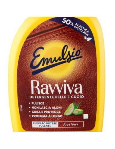 emulsio ravviva detergente per pelle e cuoio - confezione trigger da 600ml: tuttocasashop.live: pulizia e cura della casa