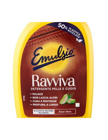 emulsio ravviva detergente per pelle e cuoio - confezione trigger da 600ml: tuttocasashop.live: pulizia e cura della casa