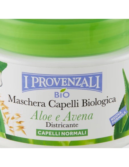 i provenzali bio' maschera capelli biologica - 200ml - aloe vera e avena: tuttocasashop.live: igiene e cura della persona