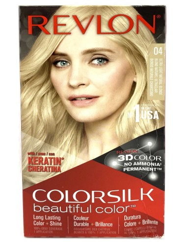 revlon colorsilk beautiful color - 04 - biondo naturale chiarissimo: tuttocasashop.live: igiene e cura della persona