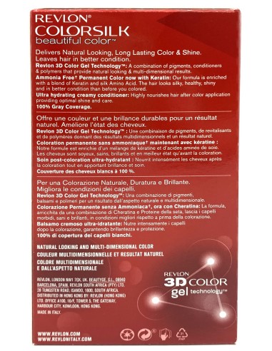 revlon colorsilk beautiful color - 20 - castano nero: tuttocasashop.live: igiene e cura della persona