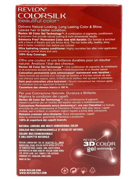 revlon colorsilk beautiful color - 20 - castano nero: tuttocasashop.live: igiene e cura della persona