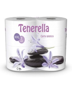 tenerella carta igienica 4 rotoloni xxl - 3 veli - decorata: tuttocasashop.live: carta & monouso