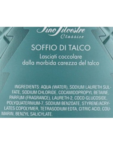 pino silvestre doccia e shampoo 2in1 - 400ml - soffio di talco: tuttocasashop.live: igiene e cura della persona
