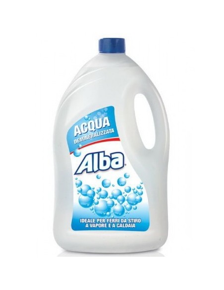 alba acqua demineralizzata 4l - per ferri da stiro, caldaie, batterie auto: tuttocasashop.live: prodotti per bucato e tessuti