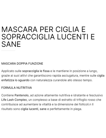 astra zen routine fixing mascara - ciglia e sopracciglia - 11ml: tuttocasashop.live: igiene e cura della persona