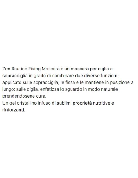 astra zen routine fixing mascara - ciglia e sopracciglia - 11ml: tuttocasashop.live: igiene e cura della persona
