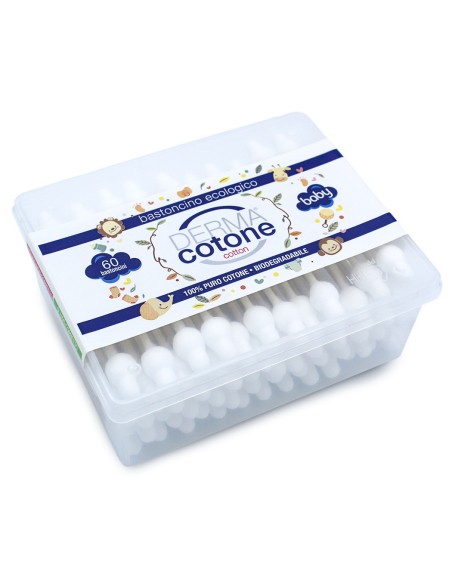 dermacotone - 60 bastoncini cotonati sicuri: tuttocasashop.live: igiene e cura della persona