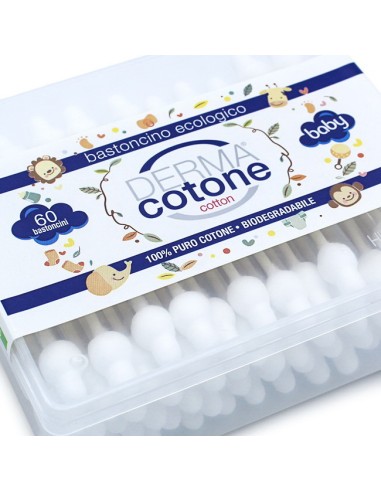 dermacotone - 60 bastoncini cotonati sicuri: tuttocasashop.live: igiene e cura della persona