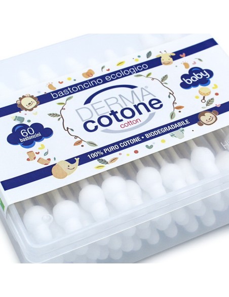 dermacotone - 60 bastoncini cotonati sicuri: tuttocasashop.live: igiene e cura della persona