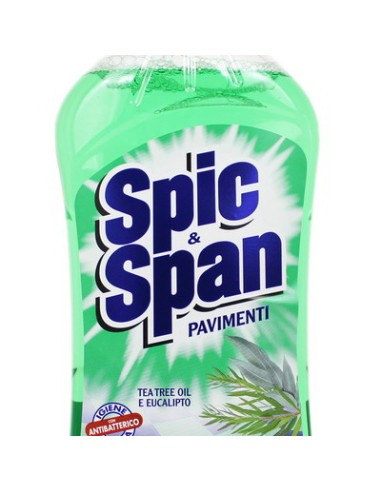 spic&span detergente liquido per pavimenti 1l - tea tree: tuttocasashop.live: pulizia e cura della casa