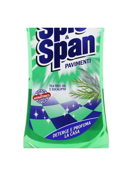 spic&span detergente liquido per pavimenti 1l - tea tree: tuttocasashop.live: pulizia e cura della casa