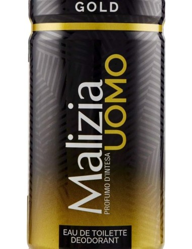 malizia uomo deodorante spray - 150ml - gold: tuttocasashop.live: igiene e cura della persona