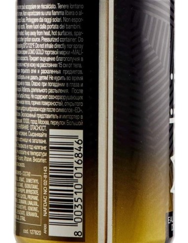 malizia uomo deodorante spray - 150ml - gold: tuttocasashop.live: igiene e cura della persona