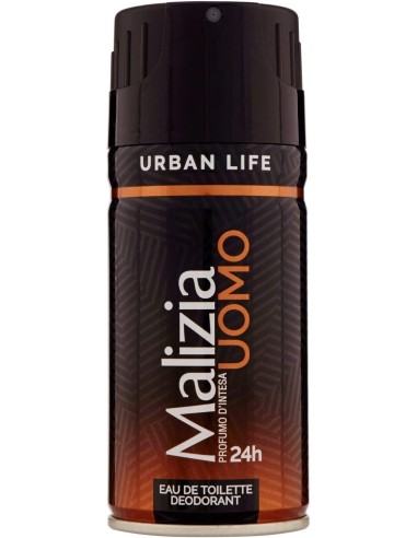 malizia uomo deodorante spray - 150ml - urban life: tuttocasashop.live: igiene e cura della persona
