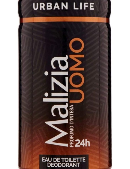 malizia uomo deodorante spray - 150ml - urban life: tuttocasashop.live: igiene e cura della persona