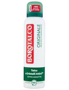 borotalco deodorante spray 150ml - original 48h - talco a cristalli attivi: tuttocasashop.live: igiene e cura della persona