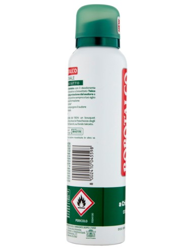 borotalco deodorante spray 150ml - original 48h - talco a cristalli attivi: tuttocasashop.live: igiene e cura della persona