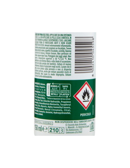 borotalco deodorante spray 150ml - original 48h - talco a cristalli attivi: tuttocasashop.live: igiene e cura della persona