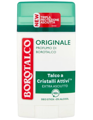 borotalco deodorante stick 40ml - original 48h - talco a cristalli attivi: tuttocasashop.live: igiene e cura della persona