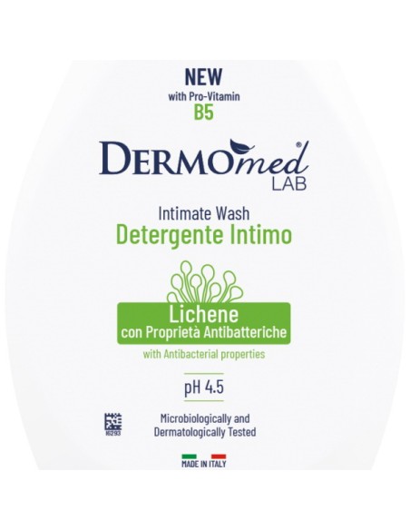 dermomed detergente intimo 250ml - lichene - con proprieta' antibatteriche: tuttocasashop.live: igiene e cura della persona