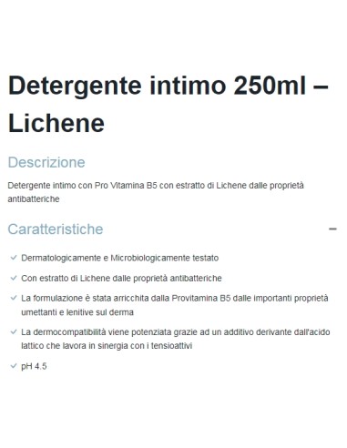 dermomed detergente intimo 250ml - lichene - con proprieta' antibatteriche: tuttocasashop.live: igiene e cura della persona
