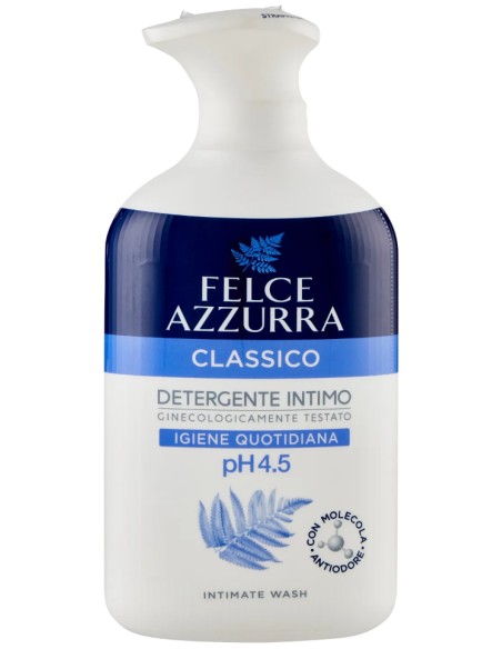 felce azzurra detergente intimo - 250ml - classico ph 4.5 igiene quotidiana: tuttocasashop.live: igiene e cura della persona