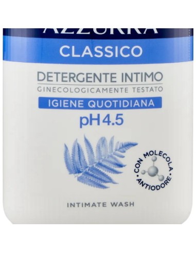 felce azzurra detergente intimo - 250ml - classico ph 4.5 igiene quotidiana: tuttocasashop.live: igiene e cura della persona