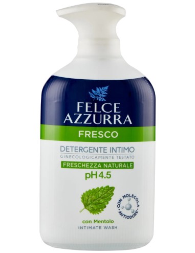 felce azzurra detergente intimo - 250ml - fresco ph 4.5 freschezza naturale: tuttocasashop.live: igiene e cura della persona