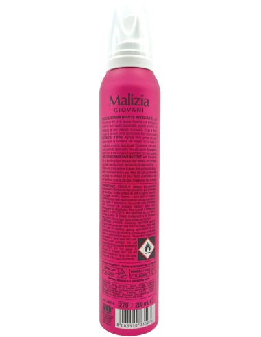 malizia giovani spuma per capelli 200ml - forte: tuttocasashop.live: igiene e cura della persona