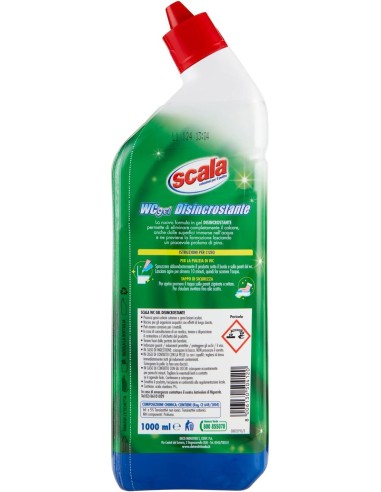 scala wc gel disincrostante - 1 litro - igienizzante - anticalcare: tuttocasashop.live: pulizia e cura della casa