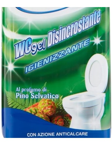 scala wc gel disincrostante - 1 litro - igienizzante - anticalcare: tuttocasashop.live: pulizia e cura della casa