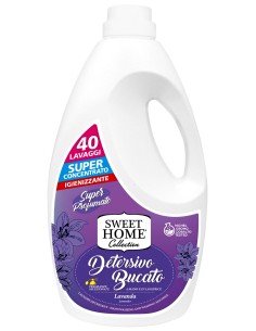 sweet home detersivo liquido per bucato - 40 lavaggi - 2 litri - lavanda: tuttocasashop.live: prodotti per bucato e tessuti