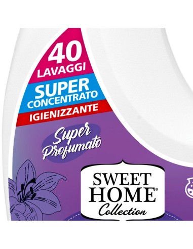 sweet home detersivo liquido per bucato - 40 lavaggi - 2 litri - lavanda: tuttocasashop.live: prodotti per bucato e tessuti