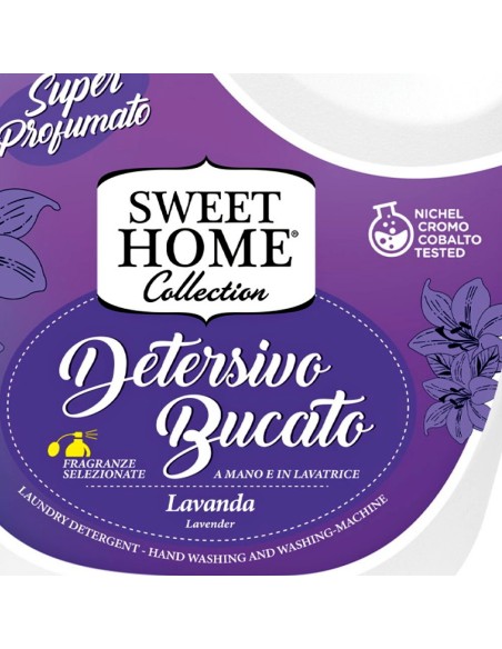 sweet home detersivo liquido per bucato - 40 lavaggi - 2 litri - lavanda: tuttocasashop.live: prodotti per bucato e tessuti