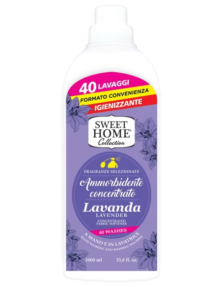 sweet home ammorbidente concentrato - 40 lavaggi - 1 litro - lavanda: tuttocasashop.live: prodotti per bucato e tessuti