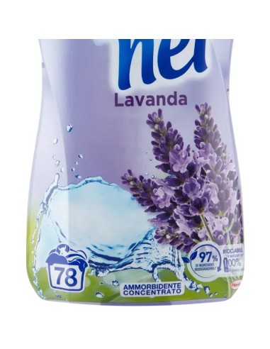 vernel ammorbidente concentrato - 78 lavaggi - 1950ml - lavanda: tuttocasashop.live: prodotti per bucato e tessuti