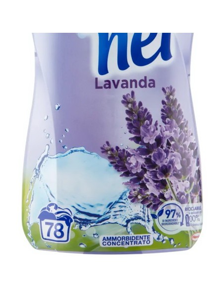 vernel ammorbidente concentrato - 78 lavaggi - 1950ml - lavanda: tuttocasashop.live: prodotti per bucato e tessuti