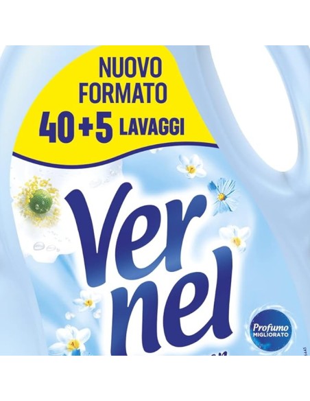 vernel ammorbidente per bucato - 45 lavaggi - 2970ml - blu oxygen: tuttocasashop.live: prodotti per bucato e tessuti