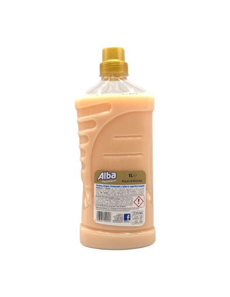 alba pavimenti detergente liquido - 1 litro - argan & narciso: tuttocasashop.live: pulizia e cura della casa