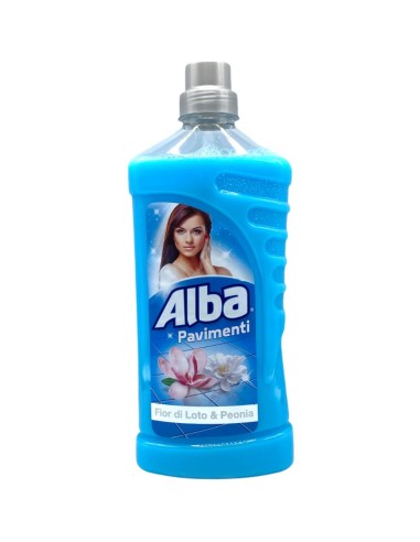 alba pavimenti detergente liquido - 1 litro - fior di loto & peonia: tuttocasashop.live: pulizia e cura della casa