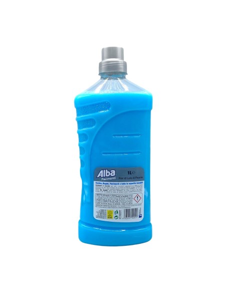 alba pavimenti detergente liquido - 1 litro - fior di loto & peonia: tuttocasashop.live: pulizia e cura della casa