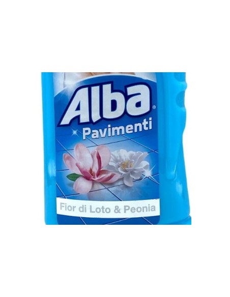 alba pavimenti detergente liquido - 1 litro - fior di loto & peonia: tuttocasashop.live: pulizia e cura della casa
